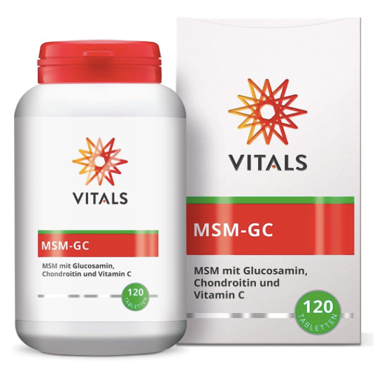 Produktbild von Bewertung VITALS MSM-GC Tabletten Glucosamin Chondroitin Vitamin C OptiMSM® Glucosagreen® ChondroPure® Ester-C® Artikelnummer V0975