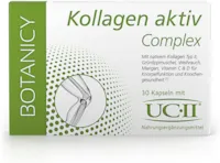 BOTANICY Kollagen Aktiv Complex - einzigartiger Knorpel-/Knochenkomplex mit patentiertem UC-II-Kollagen, 100% natürlich für Knochen- und Gelenkgesundheit (30 Kapseln, Monatspack)