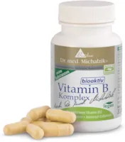 Biotikon Vitamin B-Komplex, bioaktiv und hochdosiert - nach Dr. med. Michalzik - alle B-Vitamine - 60 Kapseln hochdosiert - ohne Zusatzstoffe - von Biotikon®