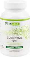 Produktbild von PlusVive Coenzym Q10 Kapseln hochdosiert 200 mg Coenzym pro Kapsel mit Bioverfügbarkeitsmatrix 120 vegane Kapseln