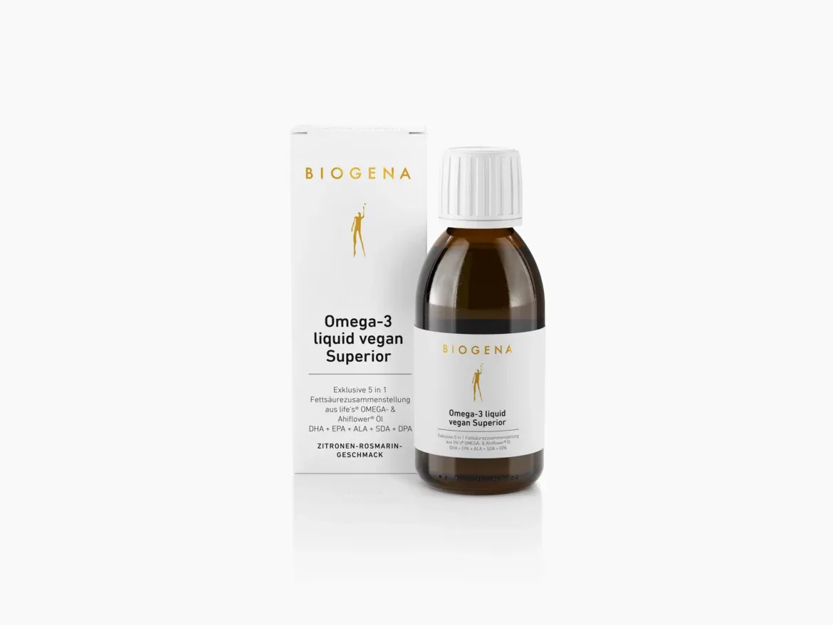 Produktbild von Bewertung BIOGENA Omega 3 liquid vegan Superior