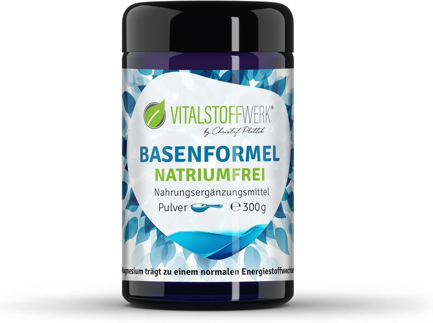 Produktbild von Bewertung Vitalstoffwerk Basenformel natriumfrei 300 g Basenpulver für den Säure Basen Haushalt mit Kalium Magnesium Calcium & Orangengeschmack basisches Lebensmittel