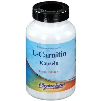 Produktbild von Bewertung Phytochem L-CARNITIN 500 mg reines L-Carnitin pro Kapsel 100 Kapseln Premium Qualität aus Deutschland