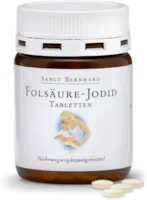 Produktbild von Sanct Bernhard Folsäure-Jodid-Tabletten mit Jodid, Folsäure, Inhalt 240 Tabletten