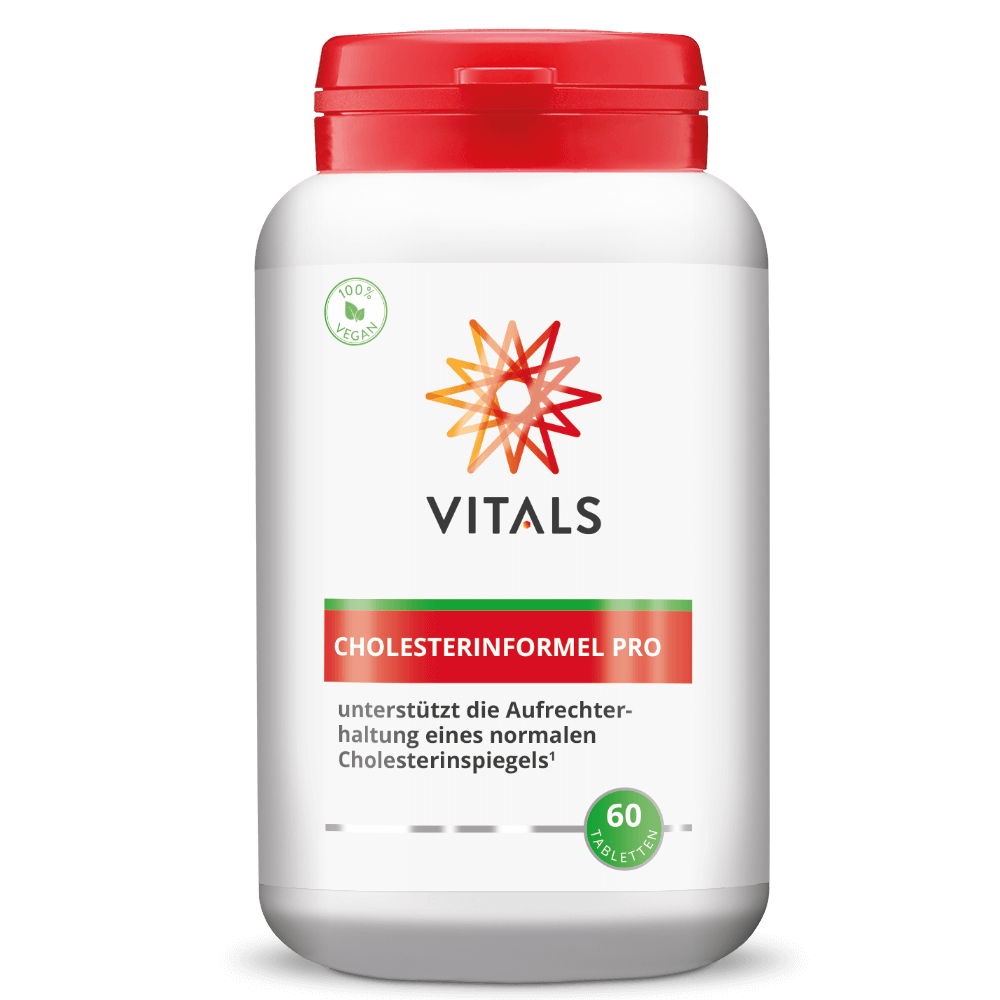 Produktbild von Bewertung VITALS CHOLESTERINFORMEL PRO Tabletten NORMALER CHOLESTERIN- UND TRIGLYCERIDSPIEGEL Berberin Bergamotte BPF™ Olivenextrakt Hytolive® Phytonährstoffe Artikelnummer V4201