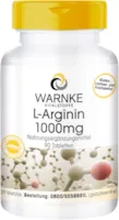 Produktbild von Bewertung WARNKE VITALSTOFFE L-Arginin 1000mg hochdosiert & vegan 3000mg L-Arginin-HCl pro Tagesdosis 90 Tabletten Warnke Vitalstoffe
