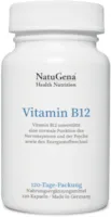 Produktbild von Bewertung NatuGena Vitamin B12 bioaktives Vitamin B9 & B12 zur Unterstützung und Verbesserung der Zellteilung und des Nervensystems 120 Kapseln