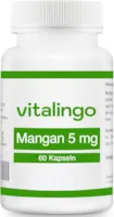 Produktbild von vitalingo Mangan 5mg Kapseln Hochdosiert 60 Kapseln à 550mg