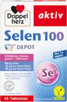 Produktbild von Doppelherz Selen 100 2 Phasen-Depot – Selen unterstützt die normale Funktion des Immunsystems – 45 Tabletten