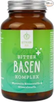 Produktbild von Bewertung BitterLiebe Plus Bitter Basen Komplex Basentabletten 120 Stück mit Zink für eine Säure Basen Balance vegane Säure Tabletten Basenpräparat