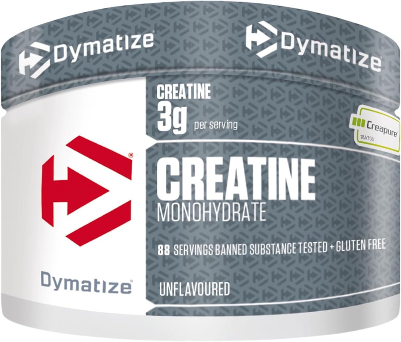 Produktbild von Bewertung Dymatize Creatine Monohydrate Unflavored Powder 300g 100% Creapure Creatine Aminosäure Kreatin