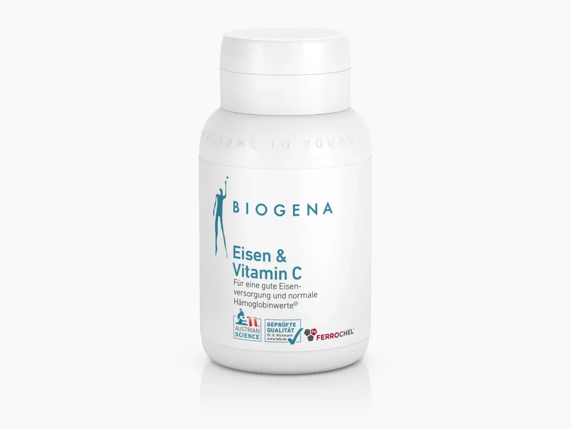 Produktbild von Bewertung BIOGENA Eisen und Vitamin C