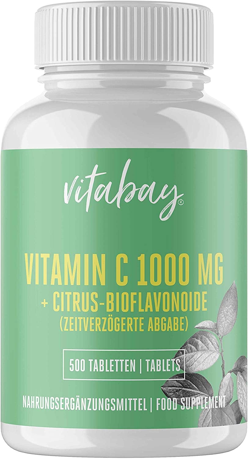 Produktbild von Vitabay Vitamin C + Bioflavonoide 1000 mg