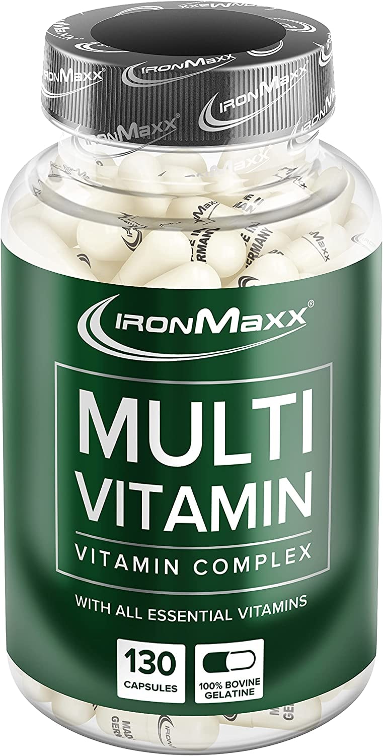 Produktbild von IronMaxx Multivitamin Kapseln hochdosiert, 130 Kapseln (1er Pack)