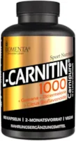 Produktbild von Bewertung BIOMENTA L-Carnitin 1000 180 L Carnitin Kapseln hochdosiert 1.000 mg Carnipure Tag vegan