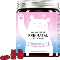 Produktbild von Bears with Benefits - Unterstützung für Kinderwunsch und Schwangerschaft - mit Folsäure, Jod, DHA und EPA - Gummibärchen (60 St) - Bears with Benefits Mama Bear Pränatal