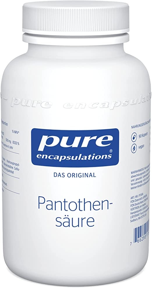 Produktbild von Bewertung Pure Encapsulations PANTOTHENSÄURE 90 Kapseln