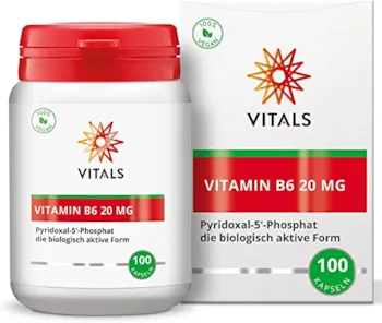 Produktbild von Bewertung VITALS Vitamin B6 Pyridoxal-5-Phosphat 20 mg 100 Kapseln