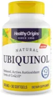 Produktbild von Healthy Origins Natural Ubiquinol mit Kaneka QH, 300mg, hochdosiert, 30 Weichkapseln, Laborgeprüft, Glutenfrei, Sojafrei, Ohne Gentechnik