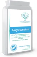 Produktbild von Bewertung Swiss BioEnergetics MagnesiumCitrat 500 mg 120 Kapseln bietet 150 mg aktives Elemental-Magnesium hohe Wirksamkeit leicht absorbierbar hochbiologisch verfügbar hergestellt in Großbritannien