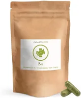 Produktbild von vitalundfitmit100 Bor (Boron) 365 hochdosierte Kapseln aus Natriumborat à 3 mg Bor höchste Bioverfügbarkeit ideale Kombination aus Natriumborat und Bio Moringa Blattpulver vegan, GMO-frei, Hergestellt in DE