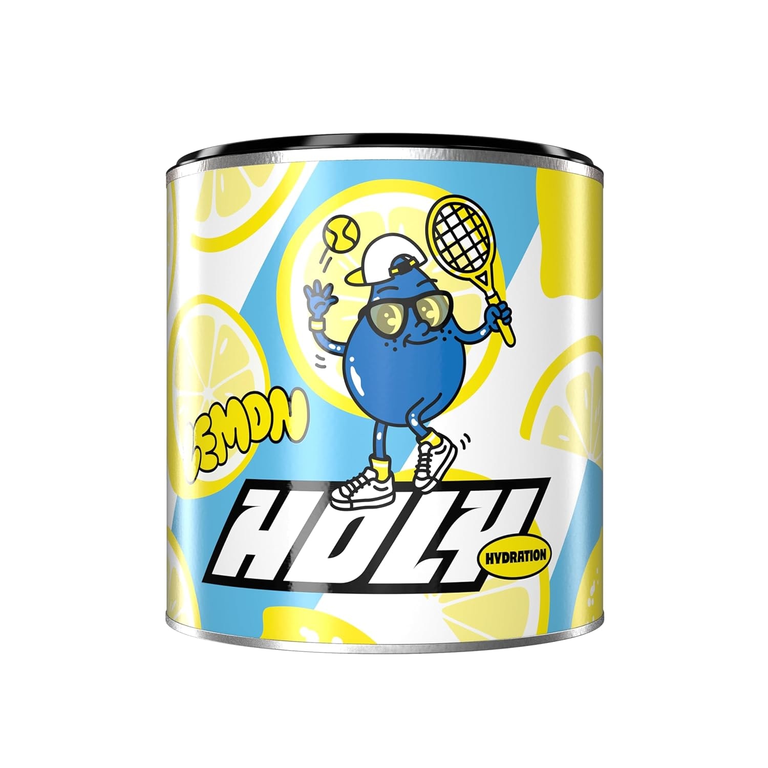 Produktbild von Bewertung HOLY Hydration Elektrolyte Pulver Lemon Vegan mit 100% natürlichen Fruchtaromen 50 Portionen Hydration Drink mit wertvollen Elektrolyten & Mineralstoffen