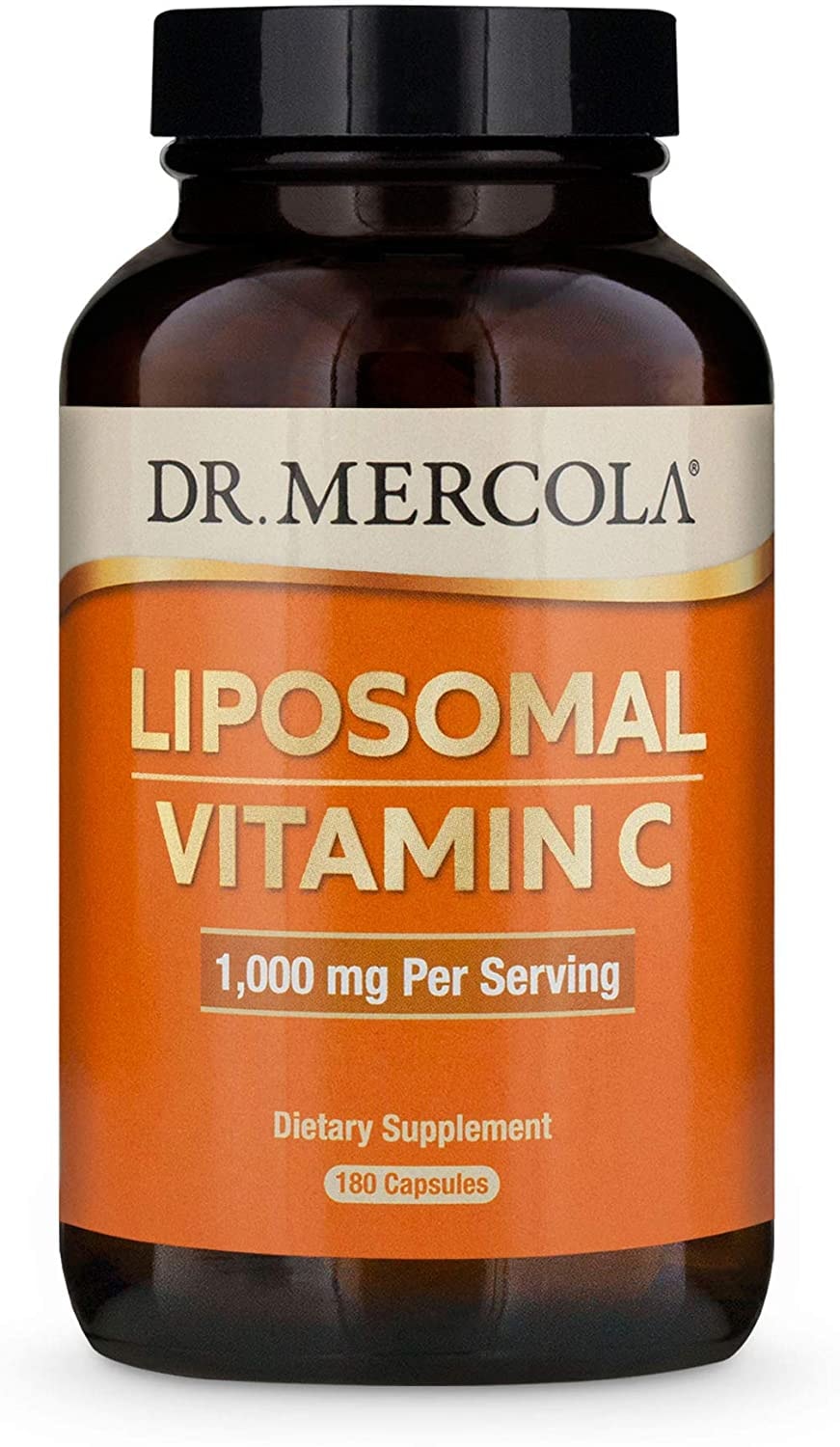 Produktbild von Bewertung Dr. Mercola, Liposomalen Vitamin C, 180 Kapseln