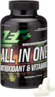 Produktbild von ZEC+ ALL in ONE Antioxidantien & Vitamine - 120 Kapseln, Multivitamin-Präparat mit Kombination aus Vitaminen, Mineralstoffen, Spurenelementen und OPC-Traubenkernextrakt, Made in Germany