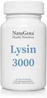 Produktbild von Bewertung NatuGena Lysin 3000 hochdosierte bioidentische Lysin-Rezeptur 240 HPMC-Kapseln für 80 Tage