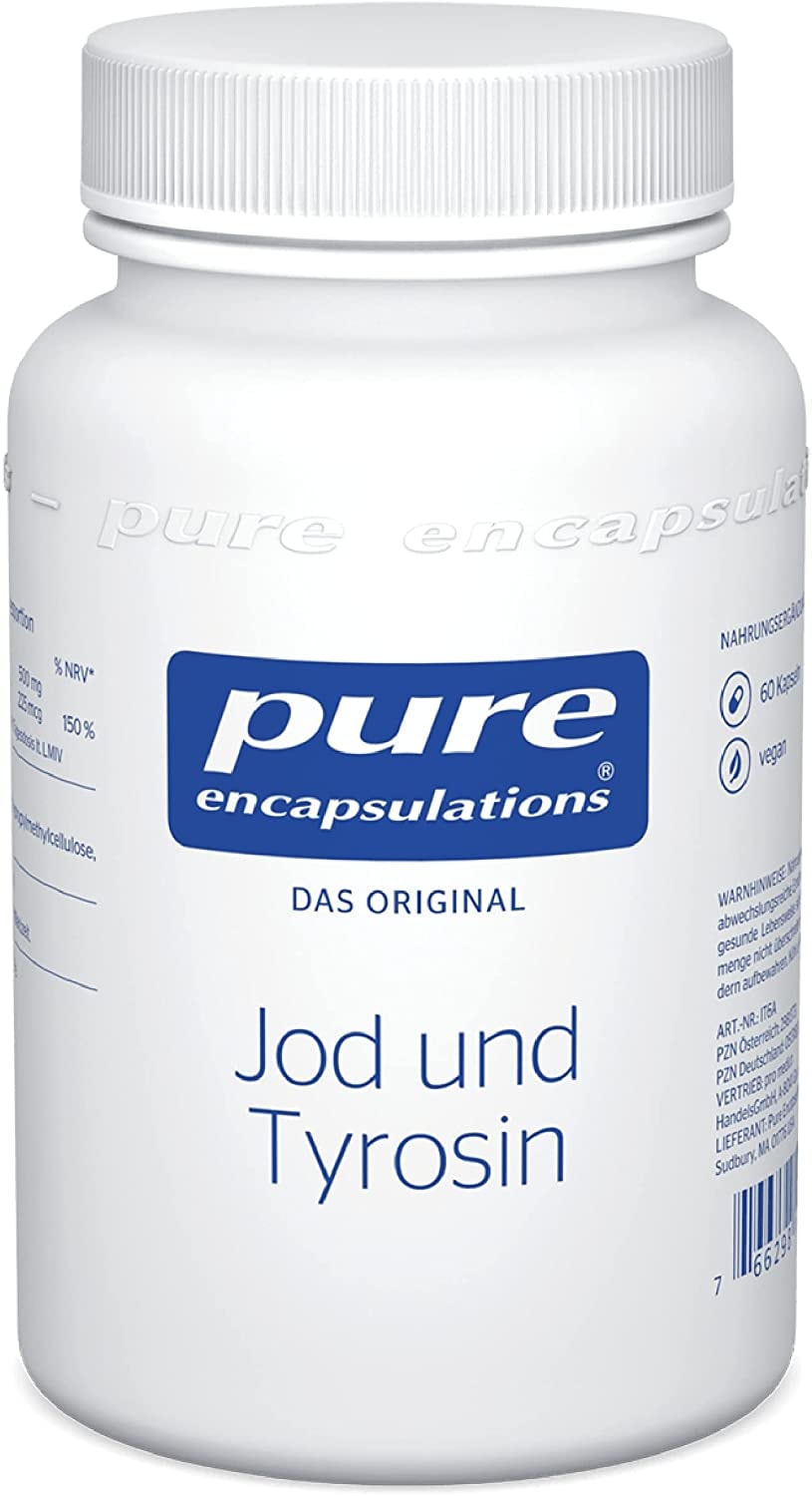 Produktbild von Bewertung Pure Encapsulations Jod und Tyrosin 60 Kapseln