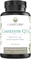 Produktbild von Lunatura Coenzym Q10 I 60 hochdosierte Kapseln I 250mg Ubichinon pro Kapsel I mit Selen & Vitamin B1 I Premium Q10 zur Unterstützung & Stärkung I Natürlich, Vegan & Fermentiert I Ohne Zusatzstoffe