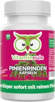 Produktbild von Bewertung Vitamineule Pinienrindenextrakt Kapseln hochdosiert 500 mg reines OPC 527 mg Extrakt Qualität aus Deutschland ohne Zusätze vegan laborgeprüft starkes Antioxidans
