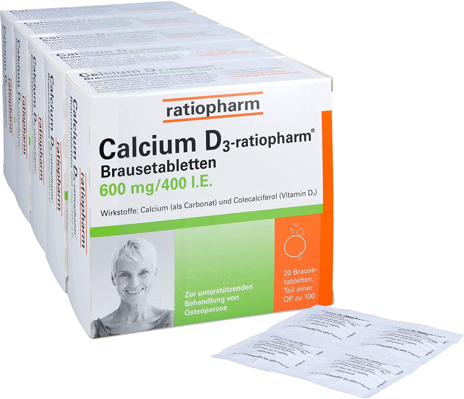Produktbild von Ratiopharm - Calcium D3-ratiopharm Brausetabletten