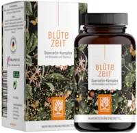 Produktbild von NATURTREU Quercetin Bromelain Komplex 120 Kapseln Vegan 500mg Quercetin hochdosiert, 100mg Bromelain und 16mg Vitamin C pro Tagesdosis - Blütezeit von Naturtreu