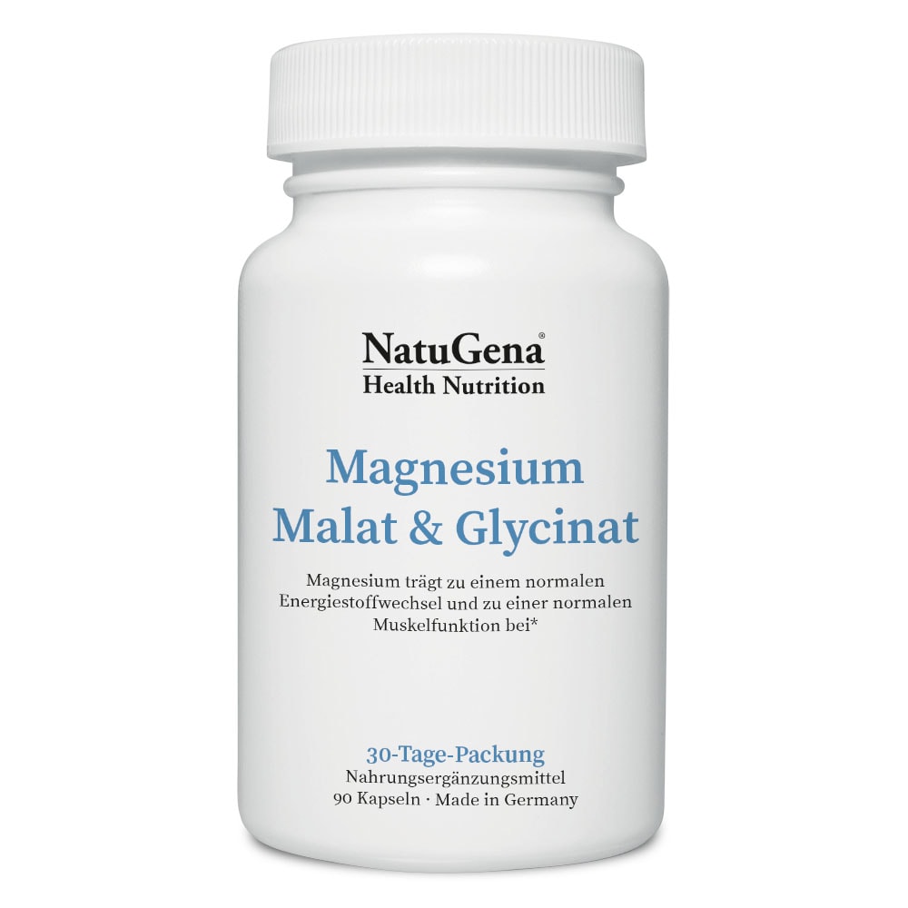 Produktbild von Bewertung NatuGena Magnesium Malat & Glycinat Magnesium Komplex