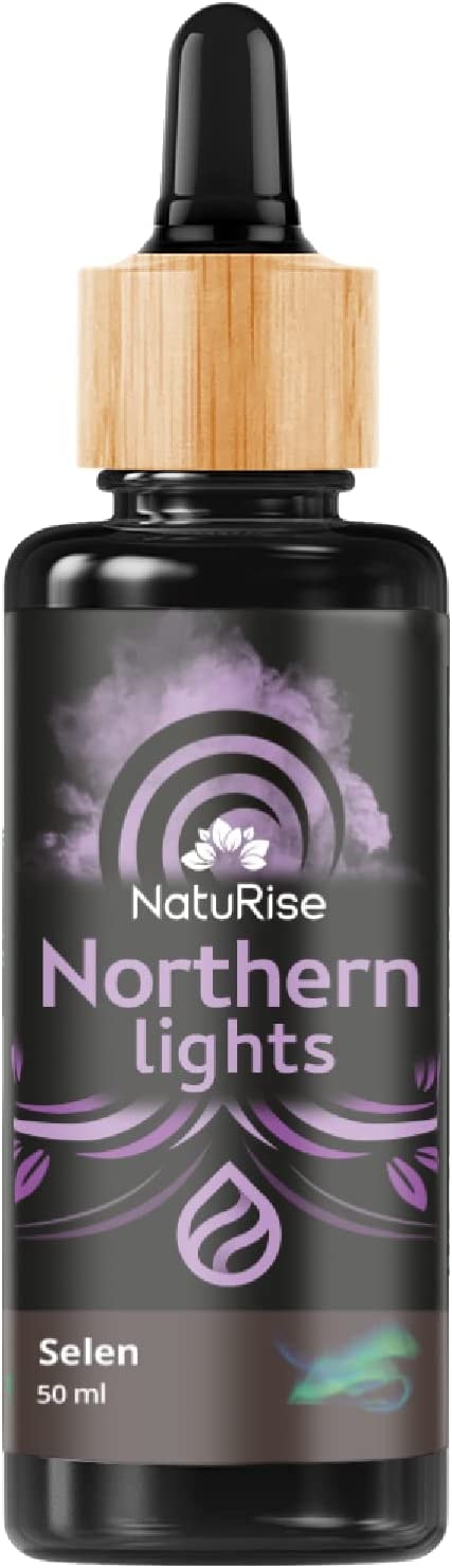 NatuRise® Selen Tropfen - Hochdosiert - 200µg pro Tagesdosis - 50ml - Hohe Bioverfügbarkeit - Hochwertiges Natriumselenit - Vegan - UV-Glas
