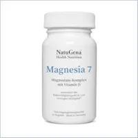 Produktbild von Bewertung NatuGena Magnesia 7+1 Magnesium-Komplex 7 verschiedene Magnesiumverbindungen plus Vitamin-D, 90 Kapseln für 30-90 Tage