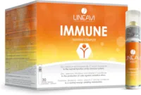 Produktbild von Bewertung LINEAVI Immun mit Vitaminen Mineralstoffen und Omega-3-Fettsäuren unterstützt das Immunsystem und den Energiestoffwechsel, in Deutschland hergestellt, freiverkäuflich, 30 Trinkflaschen/Kapseln