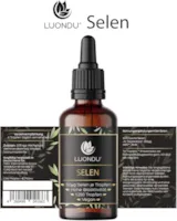 Produktbild von Luondu Selen Tropfen 200µg hochdosiert 50ml vegan & flüssig - 100 µg Selenium pro 2 Tropfen I Natriumselenit mit höchster Bioaktivität