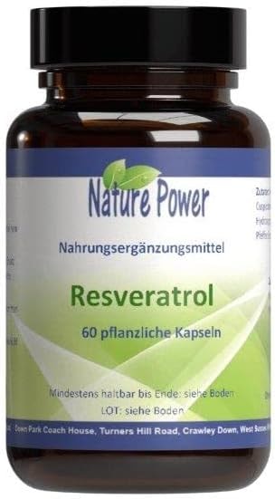 Produktbild von Bewertung Nature PowerResveratrol Antioxidans von NATURE POWER 60 pflanzliche Kapseln