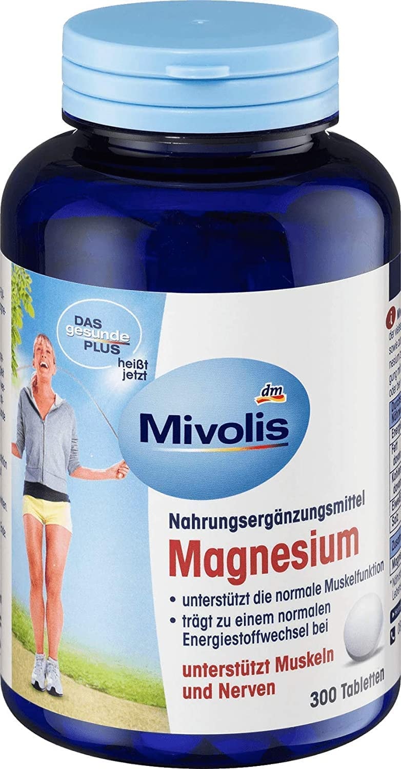 D&M - Mivolis (Das gesunde Plus) Magnesium 188mg pro Tablette 2er-Pack(2x300Tabletten)