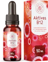 Produktbild von Bewertung Alpha Foods Bioaktive Vitamin B12 Tropfen Hochdosiert 500 mcg B12 in drei veganen Aktivformen Methyl-, 5’-Desoxyadenosyl- und Hydroxocobalamin Laborgeprüfte Stabilität und Bioverfügbarkeit flüssig 50ml