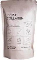 Produktbild von Bewertung Primal State primalife Kollagen Protein Pulver aus Weidehaltung (ehemals primalife) 100% Kollagen mit Peptide Typ 1 und 3 Primal State Collagen Pulver 460g aktuell in Alternativ-Verpackung Bioaktives Collagen Hydrolysat Peptide Typ 1 und 3 Geschmacksneutral Perfekte Löslichkeit