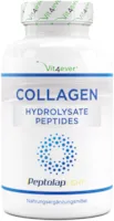 Produktbild von Bewertung Vit4ever Kollagen 240 Kapseln mit 1500 mg pro Tagesportion Premium 100% Rinder Collagen Hydrolysat Peptide von Peptolap Light - Hochdosiert - Laborgeprüft