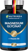 Produktbild von Bewertung Plastimea Magnesium Glycinat Vitamin B6 Optimale Bioverfügbarkeit 1,5 Monatsvorrat 90 Kapseln Hochdosiert Magnesiumcitrat Bisglycinat OHNE Zusatzstoffe Entspannung Schlaf Muskeln Nerven Anti Stress