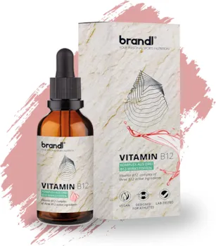 brandl - B12 Vitamin hochdosiert mit 3 Aktivformen für optimale Bioverfügbarkeit | Vegan & alkoholfrei mit pflanzlichem Glycerin ohne Zusatzstoffe | Vitamin B12 Tropfen | 50ml