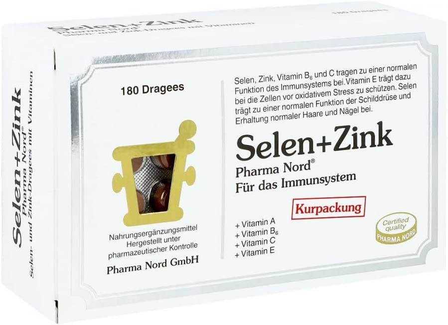 Produktbild von Pharma Nord Vertriebs GmbH - Selen+Zink Pharma Nord Dragees