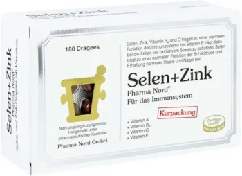 Produktbild von Pharma Nord Vertriebs GmbH - Selen+Zink Pharma Nord Dragees
