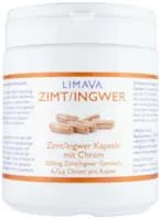 Produktbild von LIMAVA Zimt-Ingwer Kapseln mit Chrom (500 Stück) | hochdosiert | vegan | 100% natürlich | ohne Zusätze | Made in Deutschland