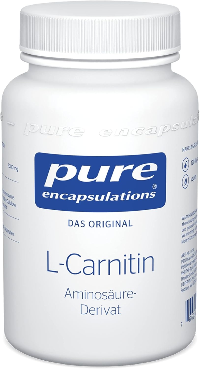 Produktbild von Bewertung Pure Encapsulations L-Carnitin Hochwertiges L-Carnitin in Kapselform 120 vegane Kapseln